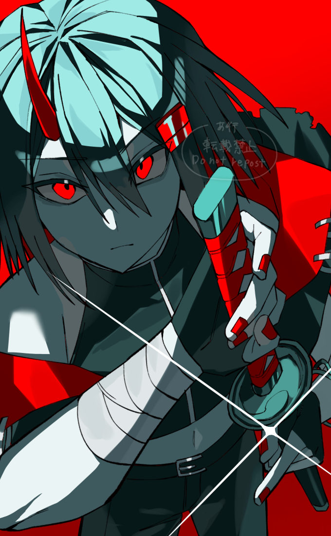 赤いフレームの人物画 FANGU 🟥 - ibisPaint