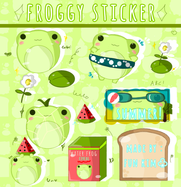 frog sticker