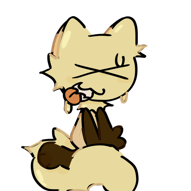 Vanilla popsicle cat as a host