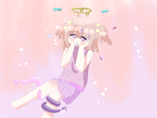 あいすちゃんの塗り絵企画の塗り絵～