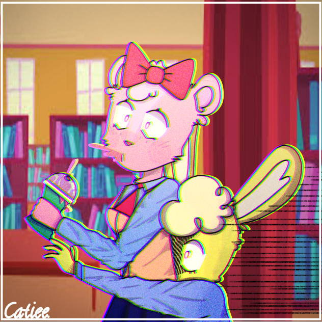 Giggles x Cuddles fan art (htf)