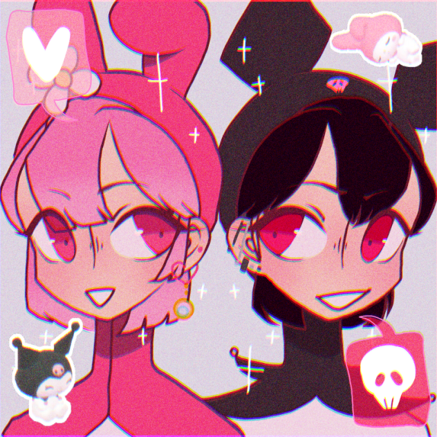 theyre on a date (#mymelody) - ibisPaint
