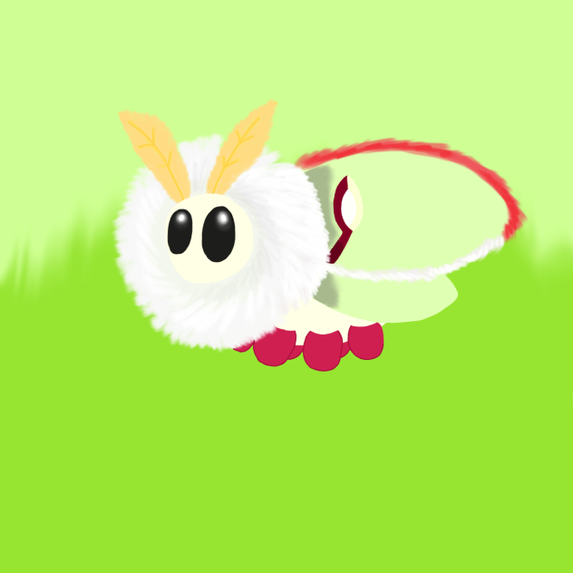 Plush referenced moth