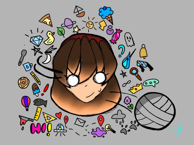 Egg head structure - ibisPaint