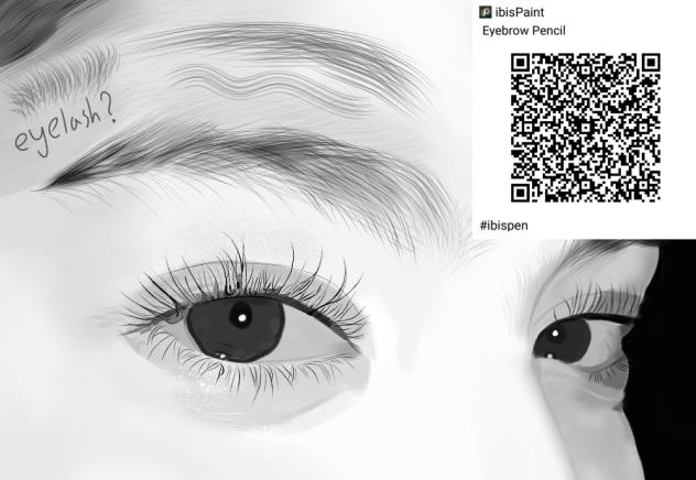 Unrealistic Eyebrow pen(Eyelashes work)