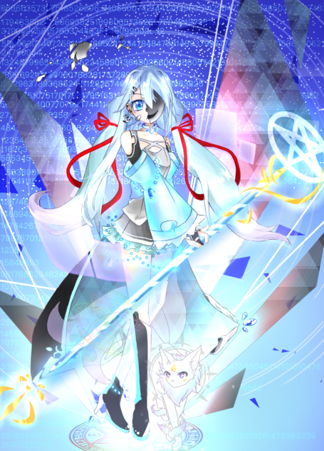 サイバー風 魔法少女