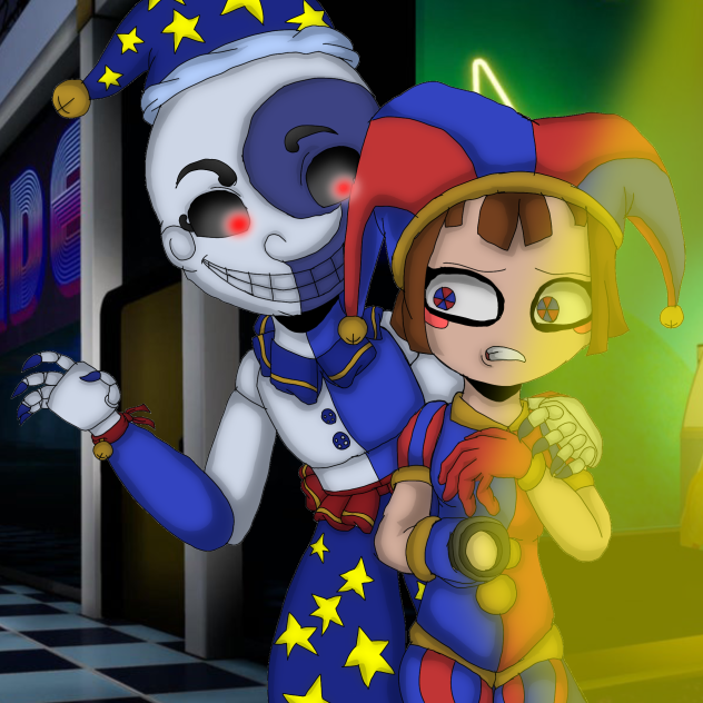 Pomni meets Moon