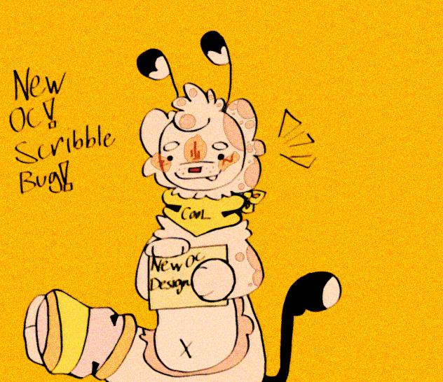 New ScribbleBug oc redisign!!!!!