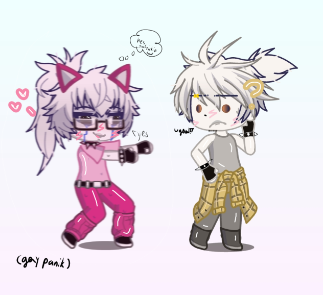 tried to make cliff in gacha life 2