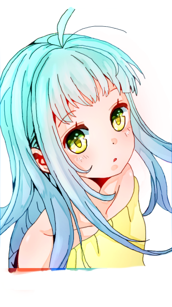 女の子塗り