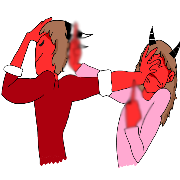 if me and my cousin were in helluva boss