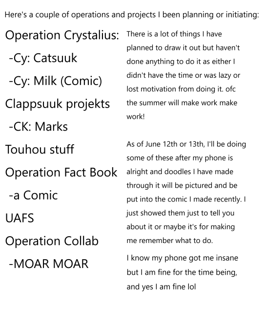 Wall of plans