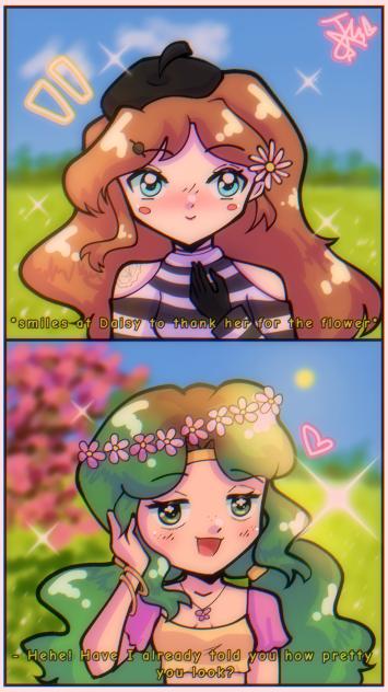 🖤🪞Un fiorellino🌼💚