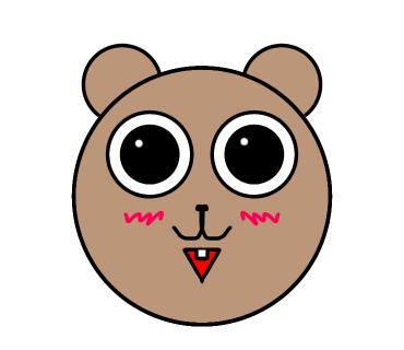 ウサギを描きました