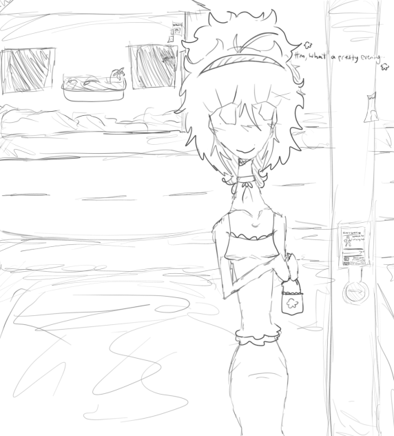 what a pretty evening 🎀 (wip)