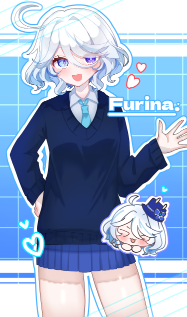 制服フリーナ♡