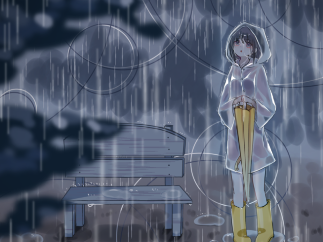 雨が降る