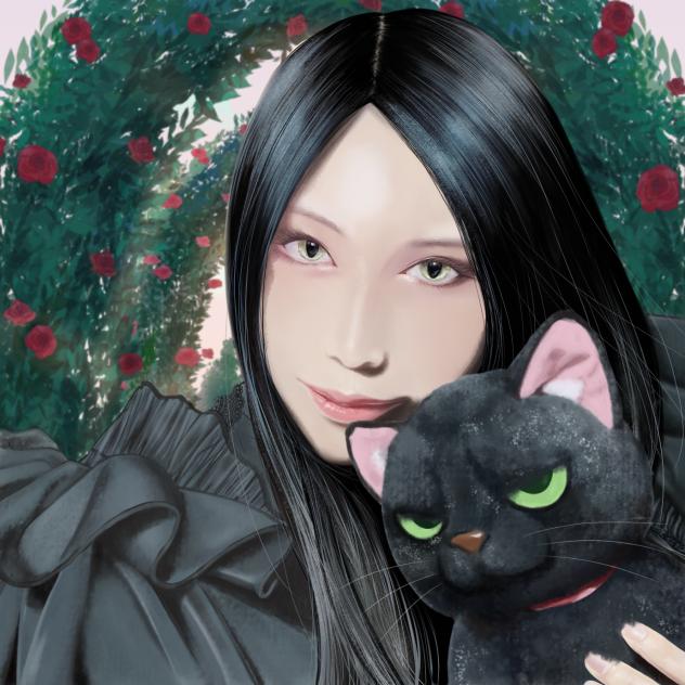 陰陽座 黒猫さん 黒猫目アレンジ2 - ibisPaint