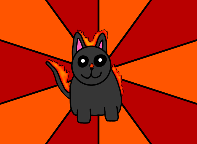 fire cat