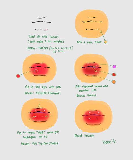 lips lips lips - ibisPaint