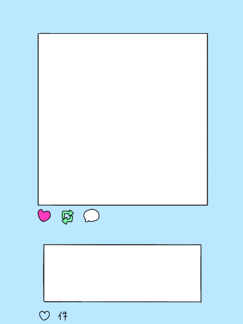 ツイッター風☆フリー素材