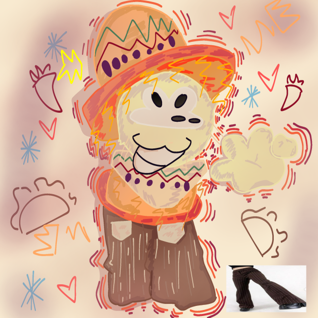 bendu con pantalones