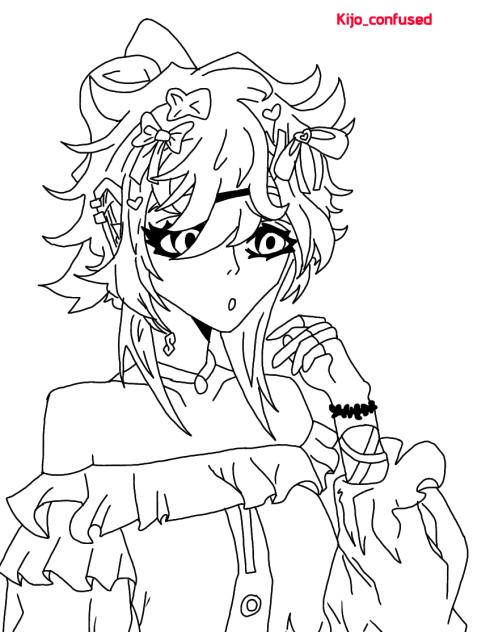 colour Kijo in a dress!
