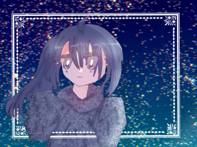 萌え袖×🌌夜空