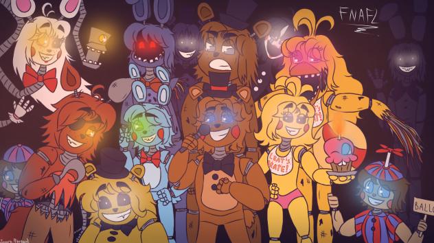 Animatronics From FNAF 2