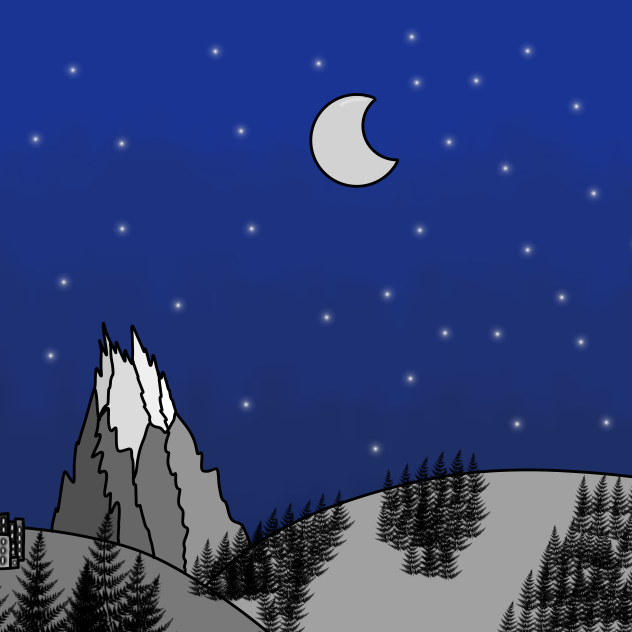 Night sky - ibisPaint