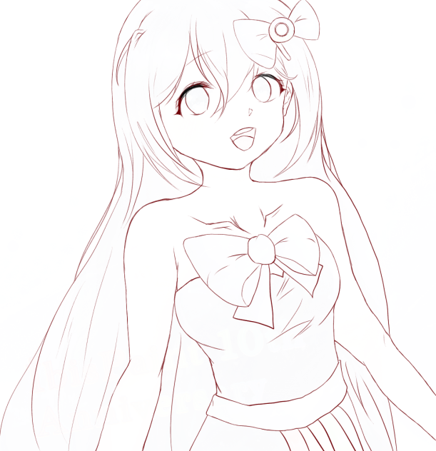 İbisPaint 10th Anniversary (lineart)