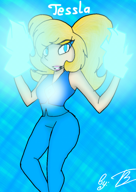 SpeedPaint. Tessla