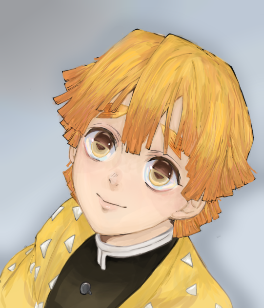 Zenitsu manga colouring 🥲