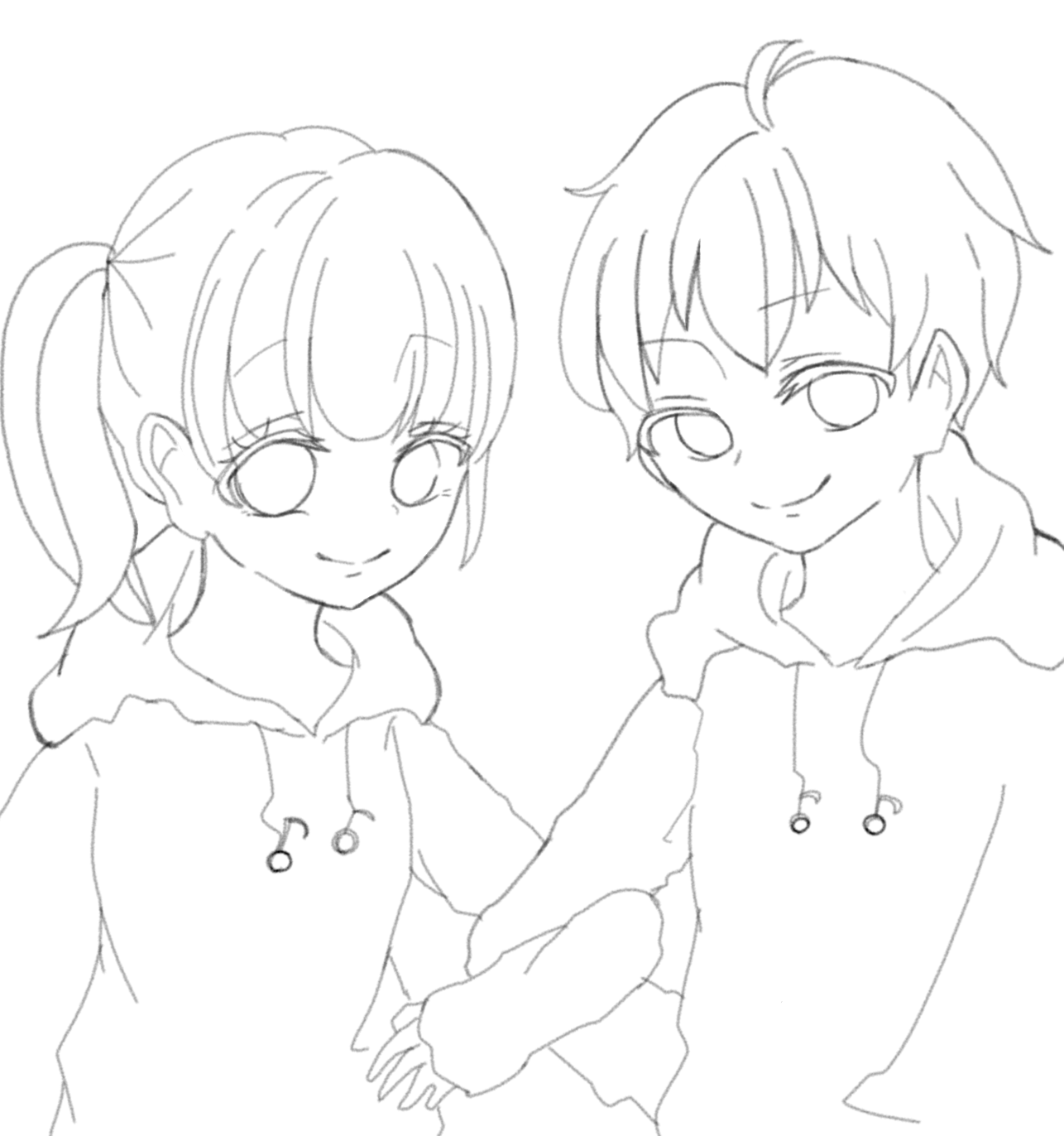 線画 ペア Ibispaint