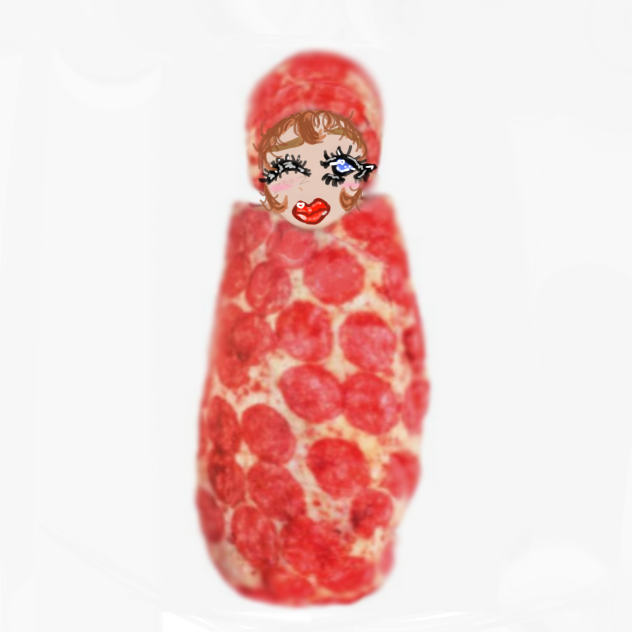 pepperoni pizza baby abomination 😨