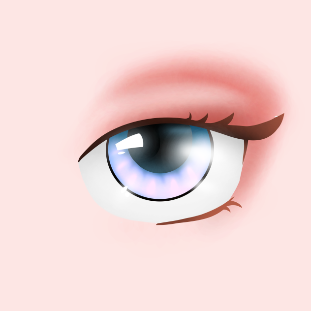 Shaded eye