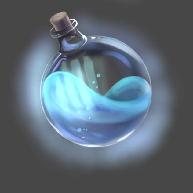 magical water in glass 🔮 💧