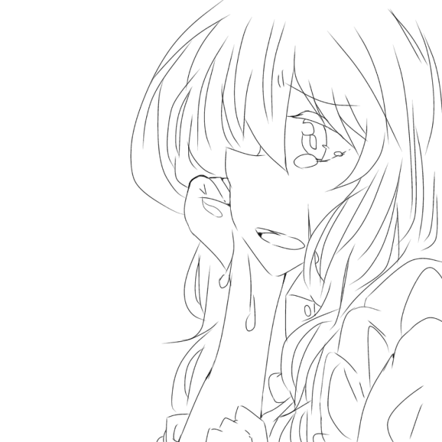 アリス  線画