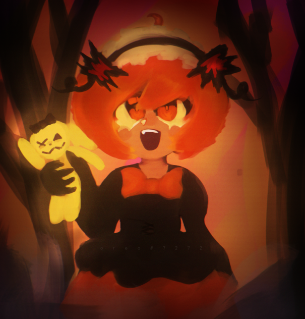 Pumpkin pie cookie . cookie run