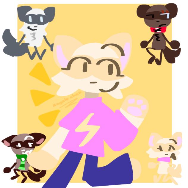 Sandy and her friends!