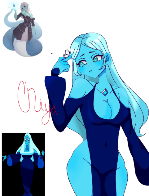 Blue Diamond Fanart 💎