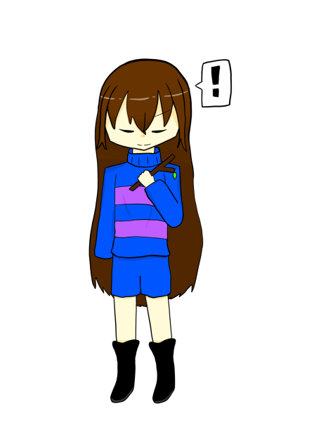 1いいねで1cm髪が伸びるフリスク（結果）