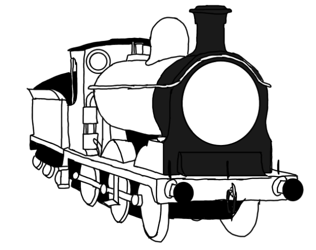 C.R #828 0-6-0 loco