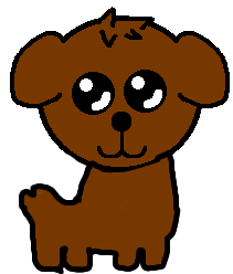 poochee on all fours