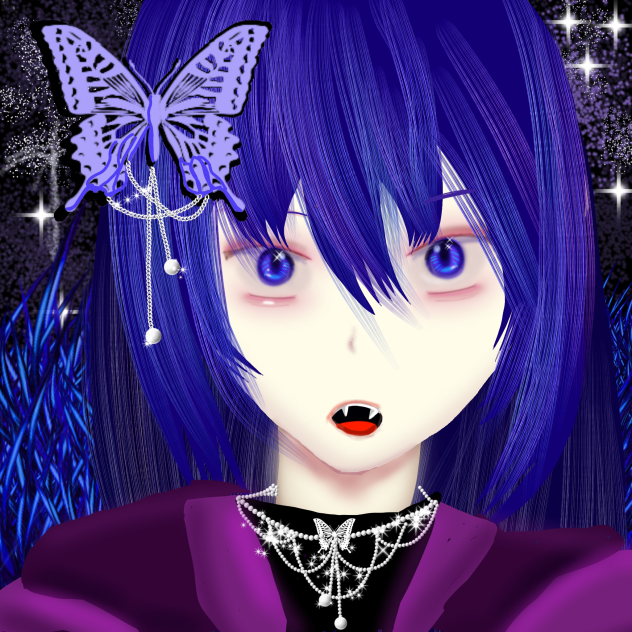 anime girl👗🌌✨💫🟣