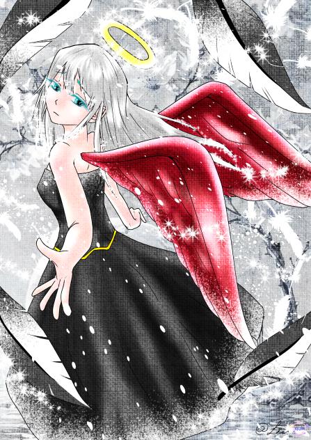 Liu様の素敵線画を塗らせて頂きました♡
