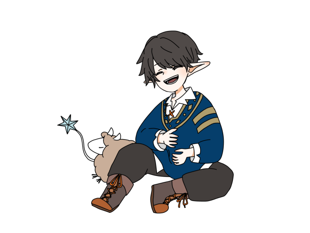 ステラとティート落書き
