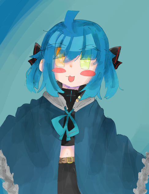 青