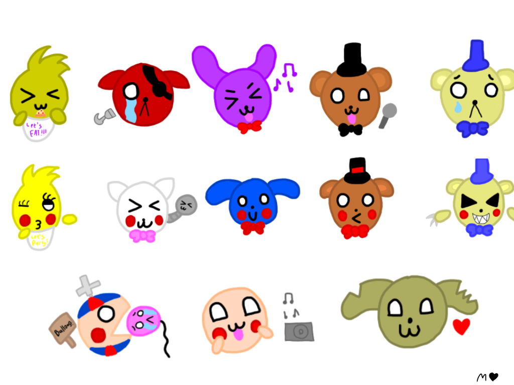 FNAF EMOJIS! ibisPaint