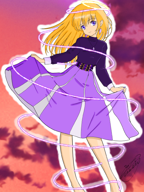 A Purple angel 😇